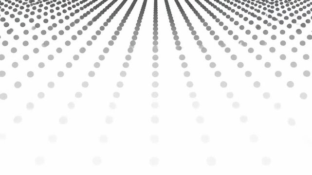 Abstract dot matrix grid illusion on white background visual element