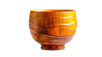 Handmade Clay Cup Illustrates Simple Artisan Mug isolated on white PNG