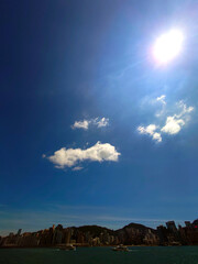 Interesting clouds over Victoria Harbour