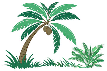 palm tree vector
