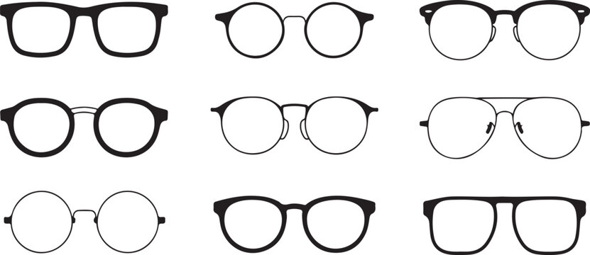 glasses optical frame assortment round square aviator wayfarer