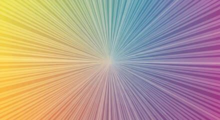 Obraz premium Colorful Burst Abstract Background with Light Rays