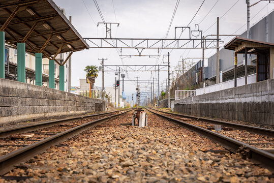 Rural Toyosato Station, Shiga Japan