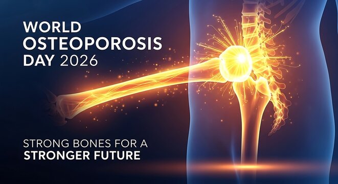 World Osteoporosis Day 2026: Strong Bones for a Stronger Future, Human Body, Bone Health Awareness