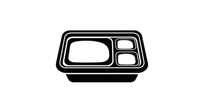 Black and white car radio dial.