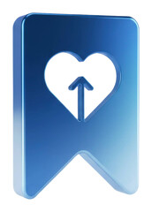 Heart health promotion effective digital marketing strategies online isolated on transparent background