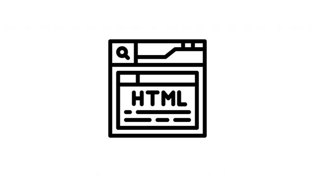 HTML animated icon