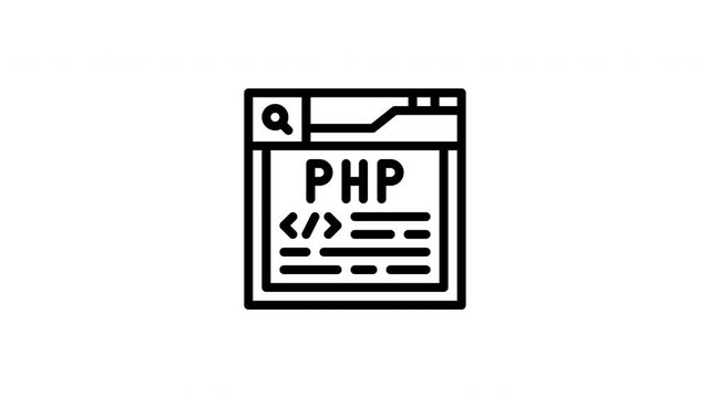 PHP animated icon