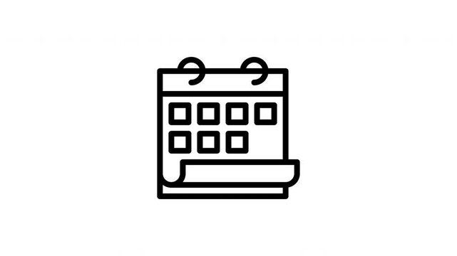 calendar animated icon
