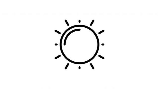 brightness animated icon