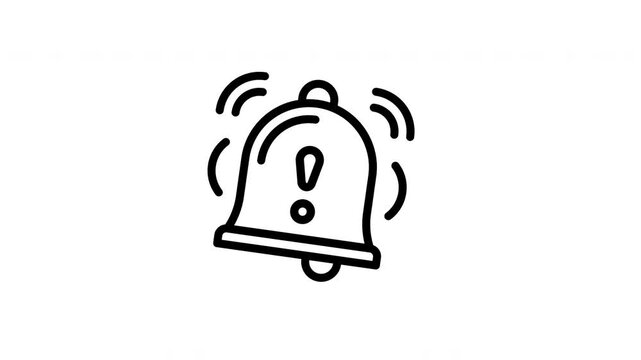 alarm bell animated icon