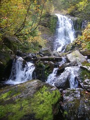Mt.Yuniishikari-dake and Mt.Otofuke-Yama in autumn color