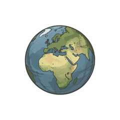 Obraz premium Planet Design Illustration Element. planet different style. Cartoon Planet Illustration Element 