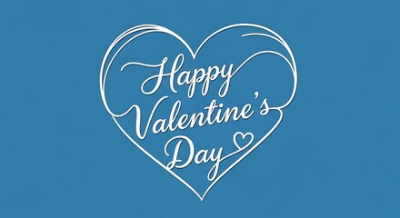 A heartfelt valentine's day greeting card with a hand-drawn design.