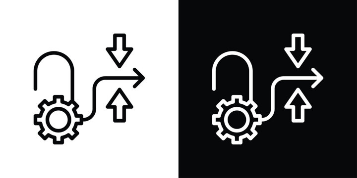 Align Icon Sheet Black And White