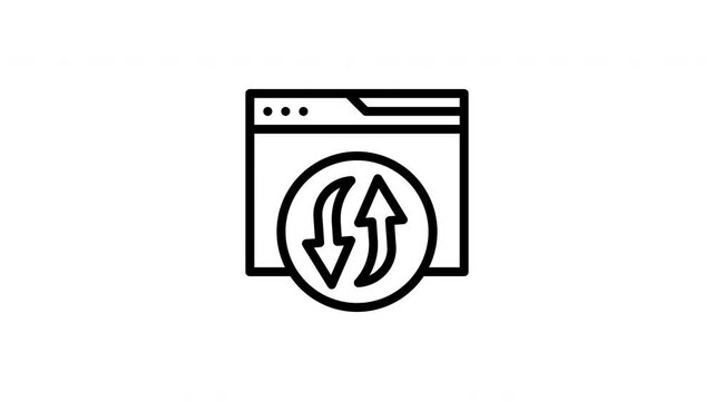 website animated icon