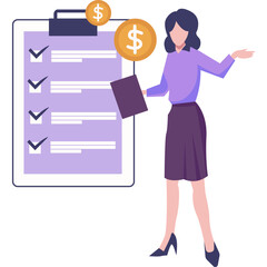 Business Finance Flat Illustration