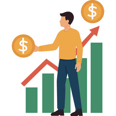 Business Finance Flat Illustration