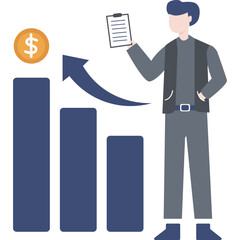 Business Finance Flat Illustration