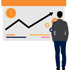 Business Finance Flat Illustration
