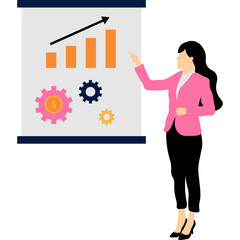 Business Finance Flat Illustration