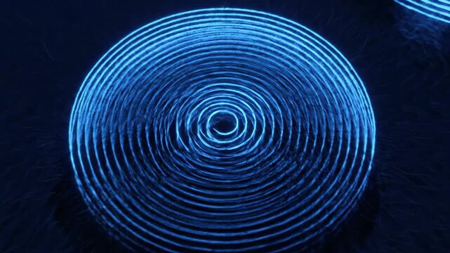 Concentric circles abstract futuristic technology pattern background