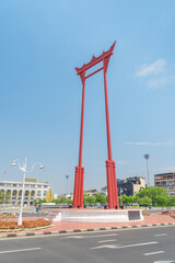 Naklejka premium Awesome view of the Giant Swing in Bangkok, Thailand
