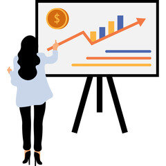 Business Finance Flat Illustration