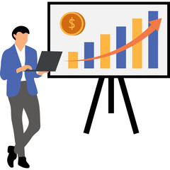 Business Finance Flat Illustration