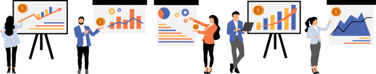 Business Finance Flat Illustration