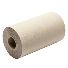 Fototapeta premium A cylindrical sanding roll with a coarse texture and a central hole.