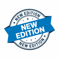 Fototapeta premium New Edition Stamp Badge – Latest Release Updated Version Seal