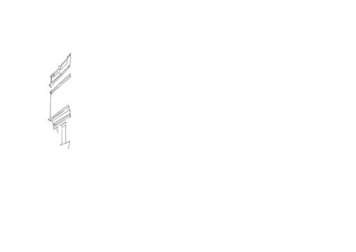 Modern Hotel Exterior Timelapse Sketch Video with Minimalist Line Art Style