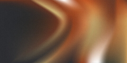 Grainy gradient background, dark brown orange black noisy texture banner poster header backdrop design.eps10
