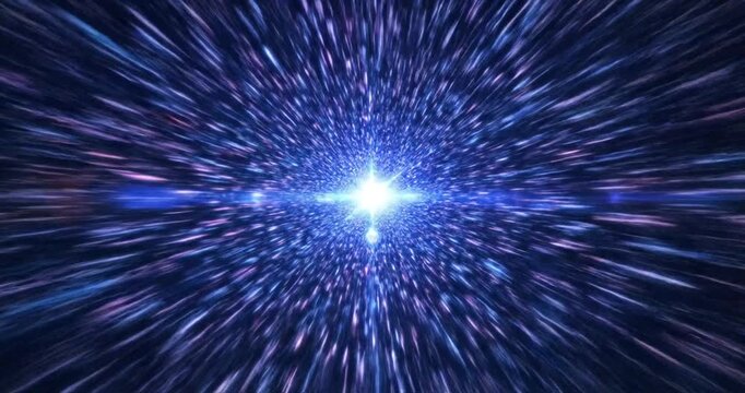 A mesmerizing cosmic explosion of colors and light, depicting the beauty of the universe