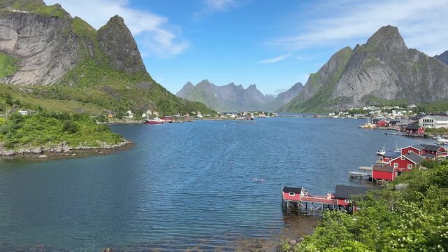 Reine Fishing Village in Lofoten - Norway
