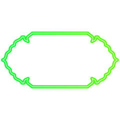 Neon Islamic Text Box