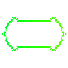 Neon Islamic Text Box