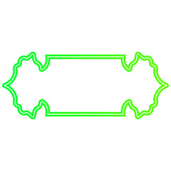 Neon Islamic Text Box