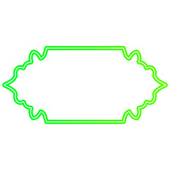 Neon Islamic Text Box