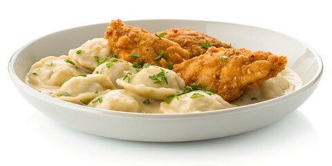 Fried Chicken and Dumplings
