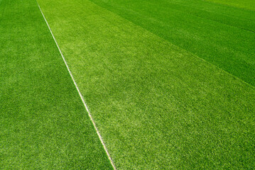 Obraz premium Artificial grass field. Green turf
