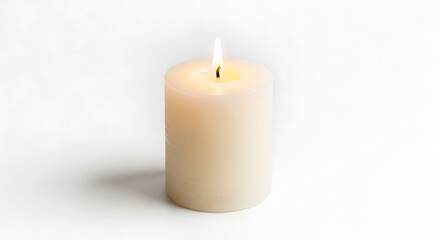 "Soft glowing decorative candle perfect for home d&eacute;cor, relaxation, meditation, aromatherapy and creating a warm peaceful atmosphere."