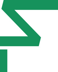 Letter F Initial Logo Collection Element