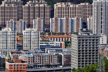 Cityscape of Chengde City, Hebei Province, China