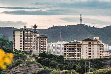 Cityscape of Chengde City, Hebei Province, China