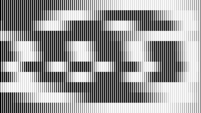 Geometric Halftone Stripe Composition. Parallel Lines with Gradual Density Transition in Monochrome. Abstract Modern Vector Surface for Layout and Illustration.