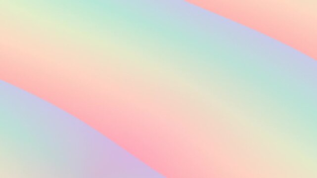 Soft Pastel Rainbow Gradient Background Loop Gentle Smooth Texture