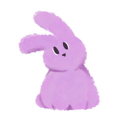 Obraz premium pink rabbit toy