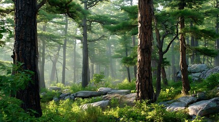 Nature-inspired visual concepts exploring seasons, sustainability, eco lifestyle, and mindfulness through immersive perspectives and diverse artistic styles.